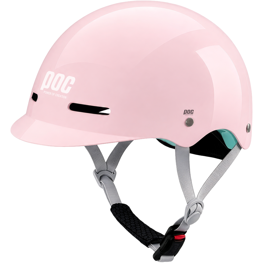 Nón bảo hiểm POC Creation 1 (P20) màu hồng viền xanh