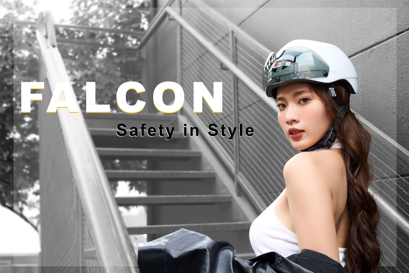Nón bảo hiểm POC Falcon thời trang