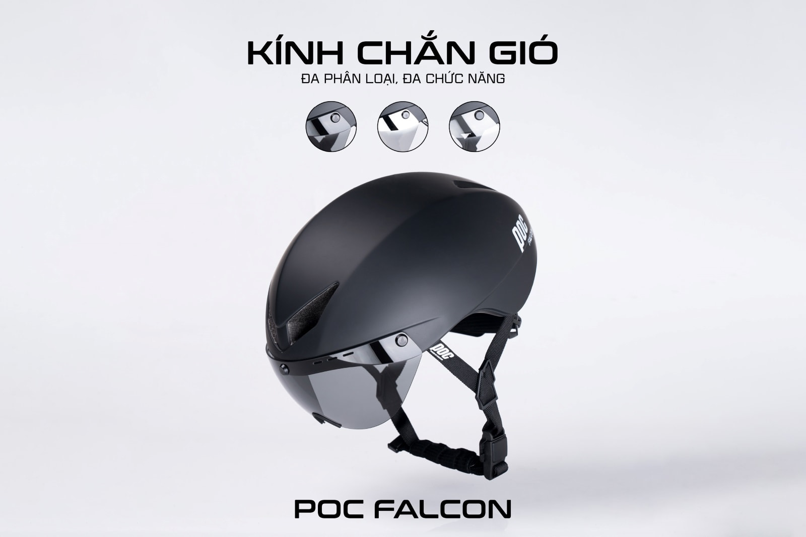 Phụ kiện kính của nón bảo hiểm POC Falcon
