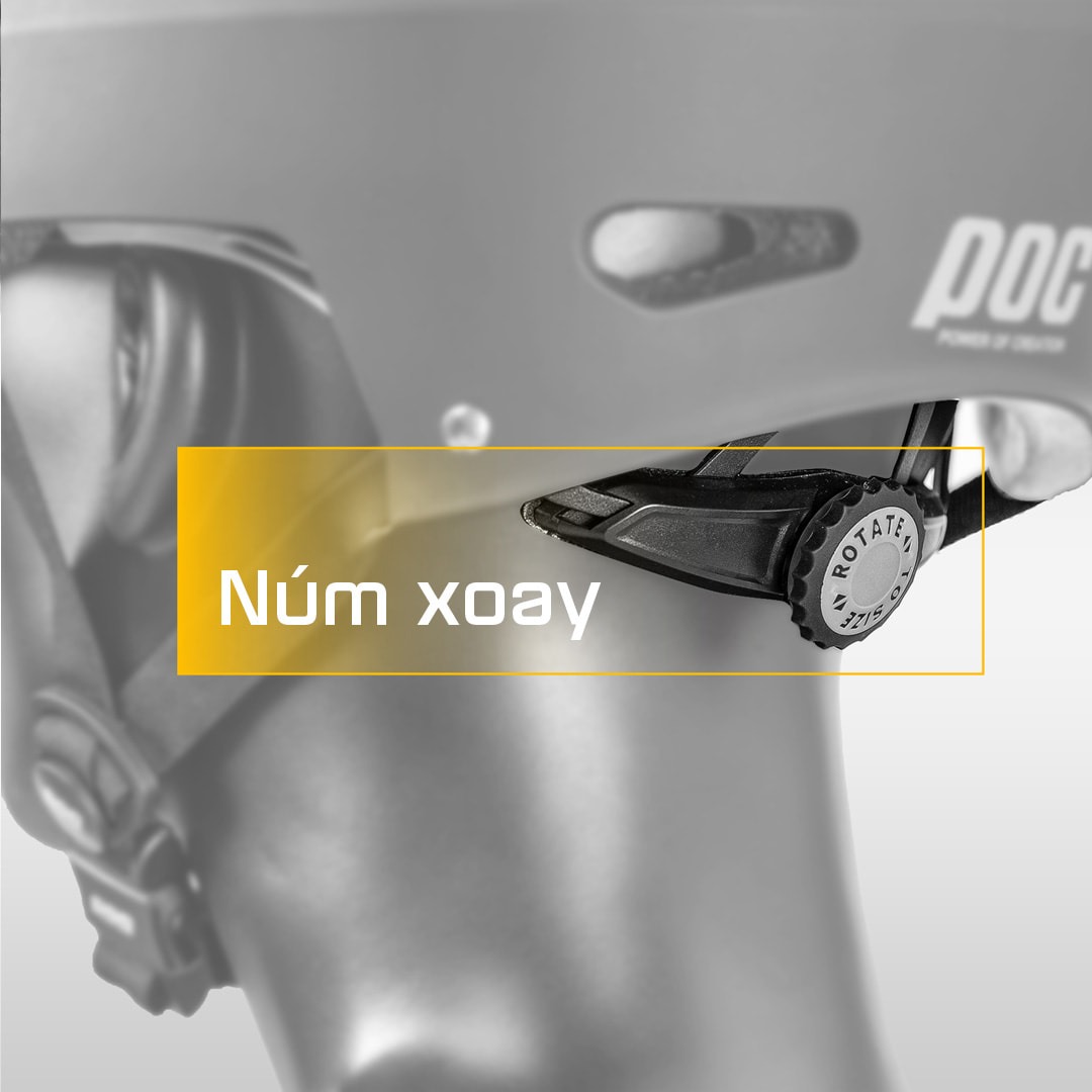 Núm xoay nón bảo hiểm