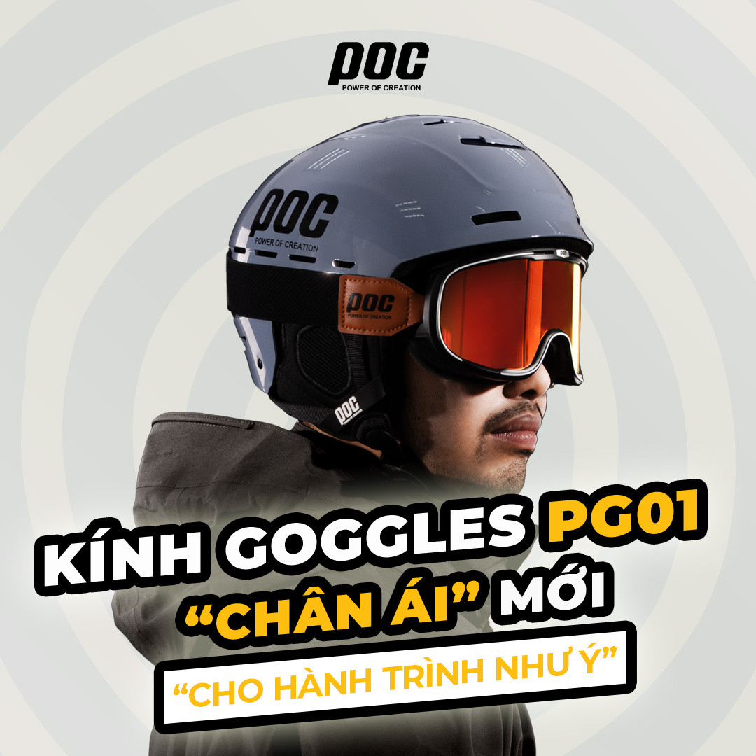 Kính goggles gắn mũ bảo hiểm, chân ái mới cho mọi hành trình