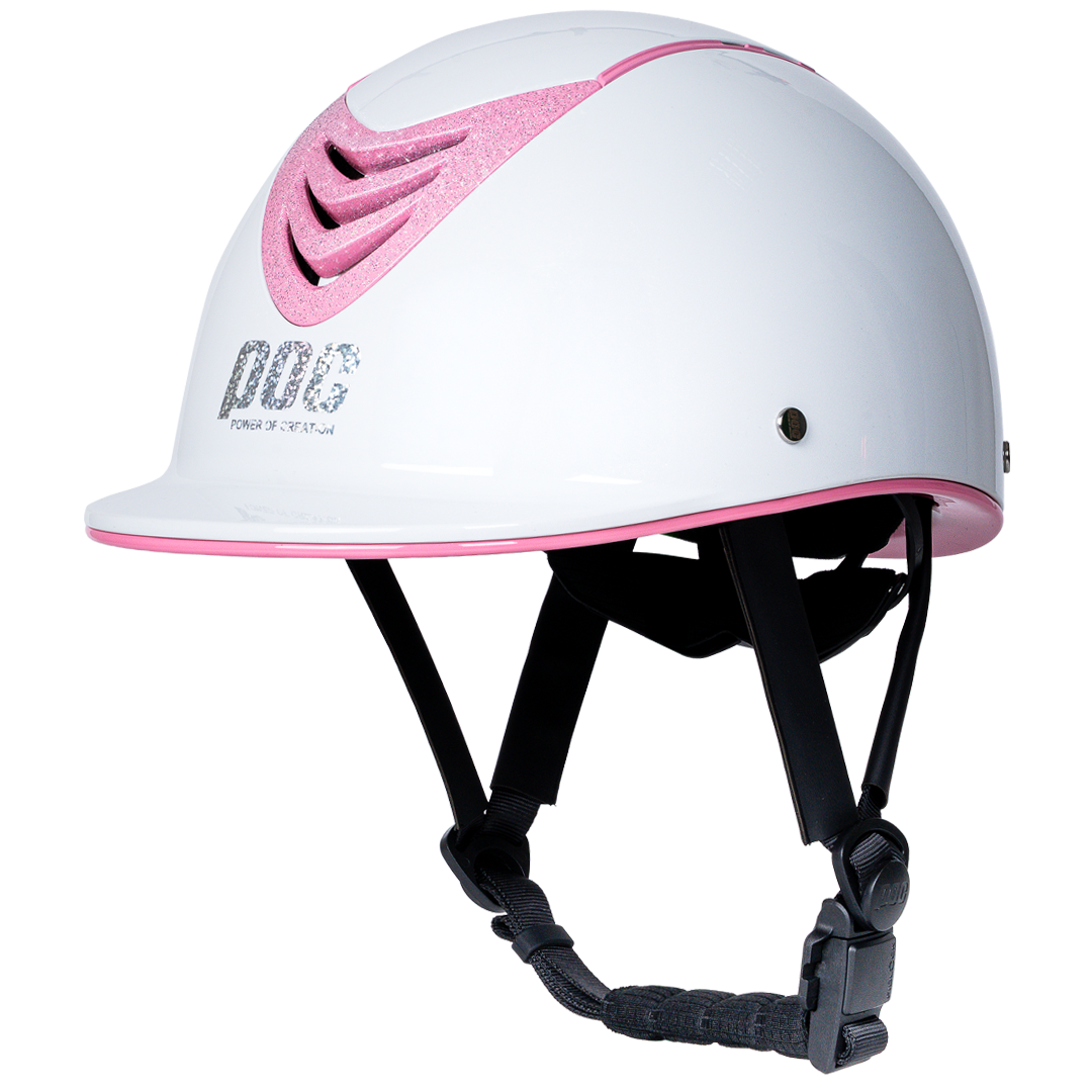 Nón POC P22 màu trắng hồng bóng