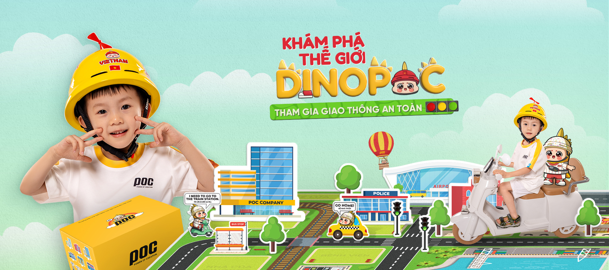 khám phá thế giới dinoPOC