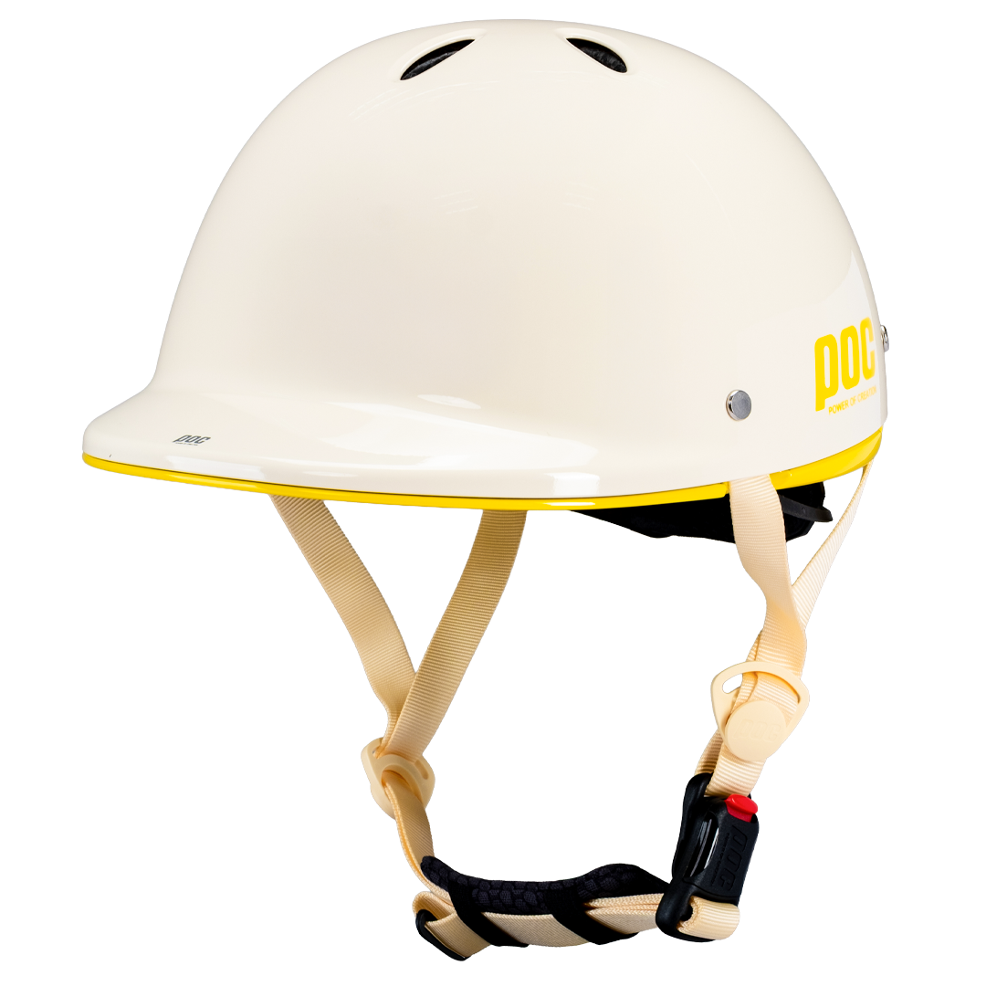 Nón bảo hiểm POC PK03-S màu trắng vàng